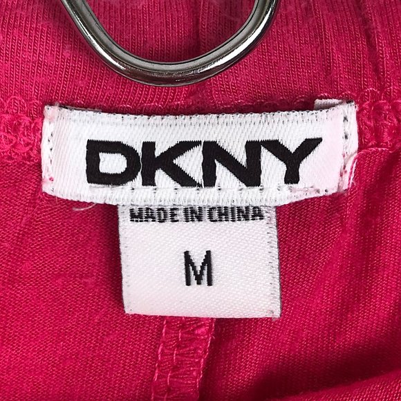$5 CLEARANCE! DKNY Pink Cropped Wide Leg Gaucho Sweatpants - Picture 7 of 11